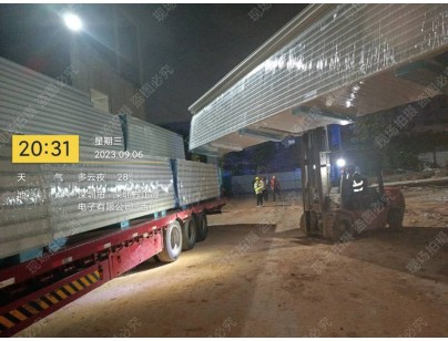 深圳方正微1038立方米電子半導(dǎo)體防爆冷庫建造工程案例